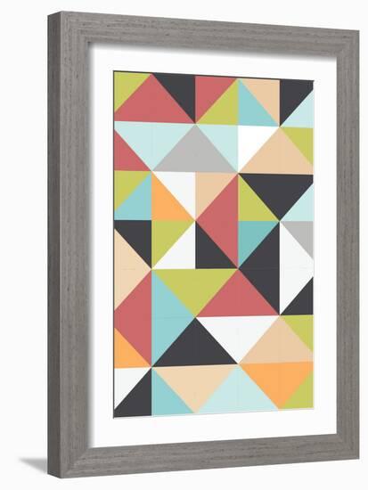 Geometric Winter-Moha London-Framed Giclee Print