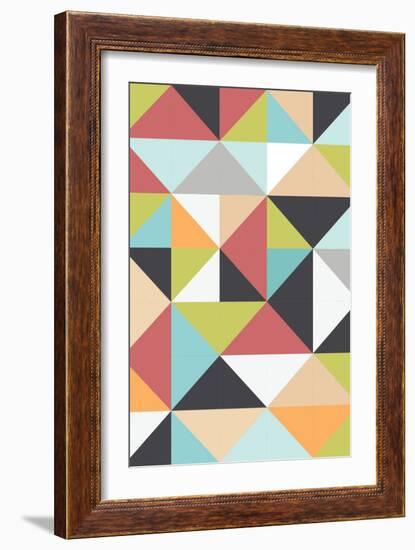 Geometric Winter-Moha London-Framed Giclee Print