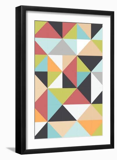 Geometric Winter-Moha London-Framed Giclee Print