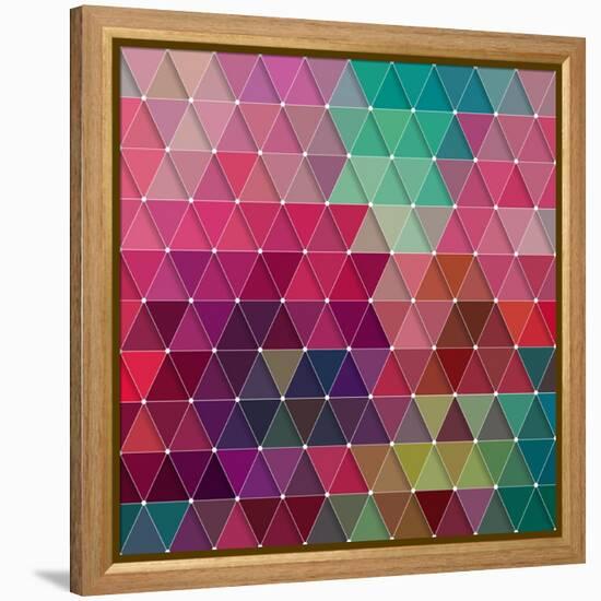 Geometric-Maksim Krasnov-Framed Stretched Canvas