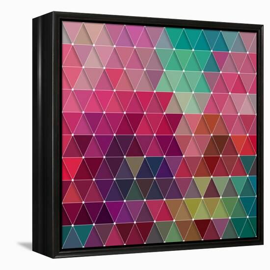 Geometric-Maksim Krasnov-Framed Stretched Canvas