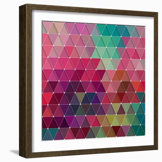 Geometric-Maksim Krasnov-Framed Art Print