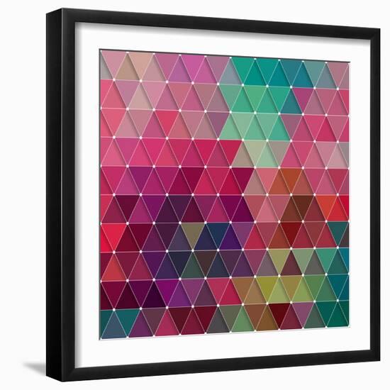 Geometric-Maksim Krasnov-Framed Art Print