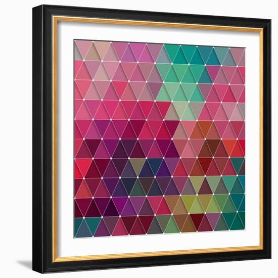 Geometric-Maksim Krasnov-Framed Art Print