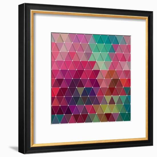 Geometric-Maksim Krasnov-Framed Art Print