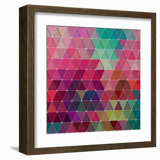 Geometric-Maksim Krasnov-Framed Art Print