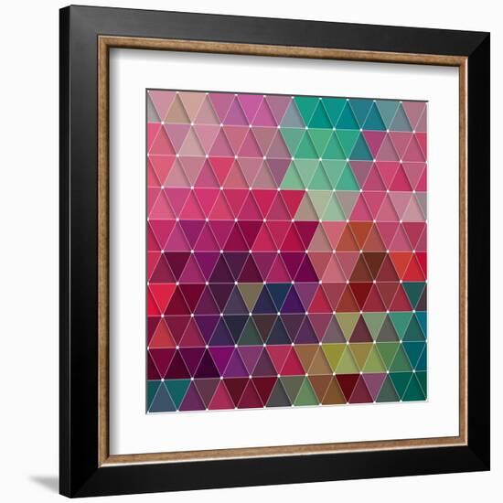 Geometric-Maksim Krasnov-Framed Art Print