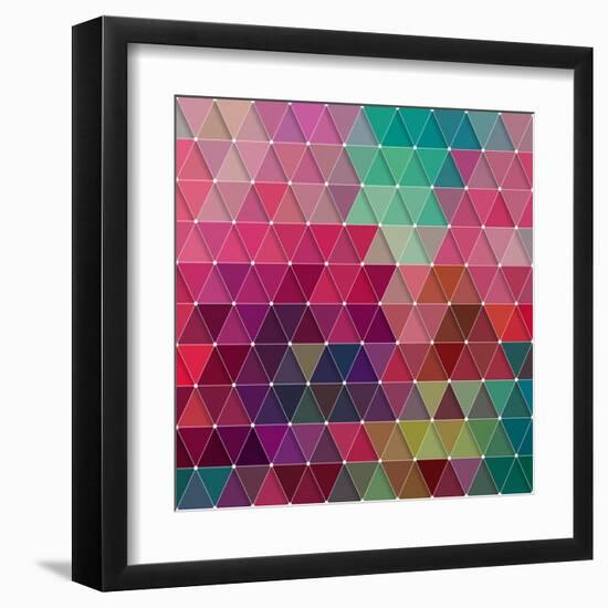 Geometric-Maksim Krasnov-Framed Art Print