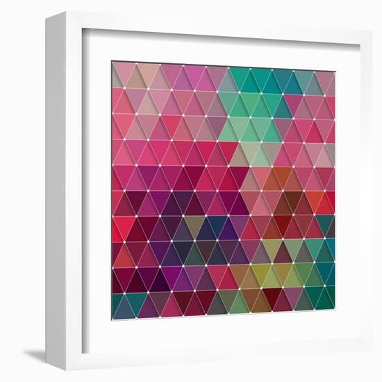 Geometric-Maksim Krasnov-Framed Art Print