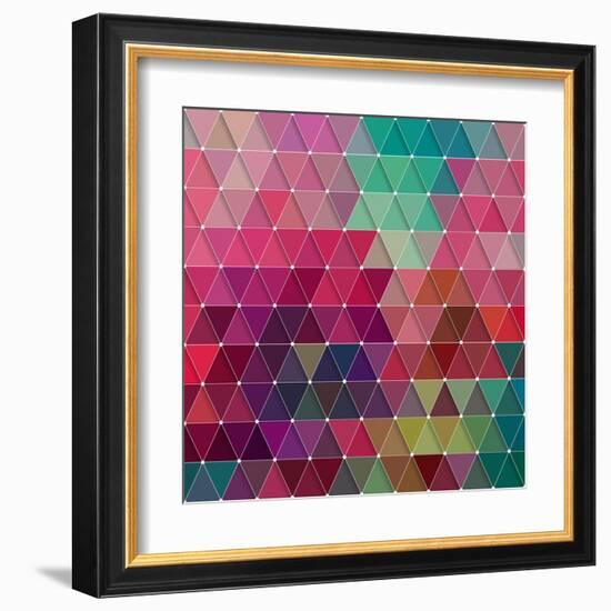 Geometric-Maksim Krasnov-Framed Art Print