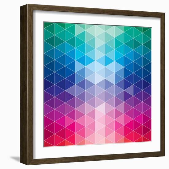 Geometric-Krushevskaya-Framed Premium Giclee Print