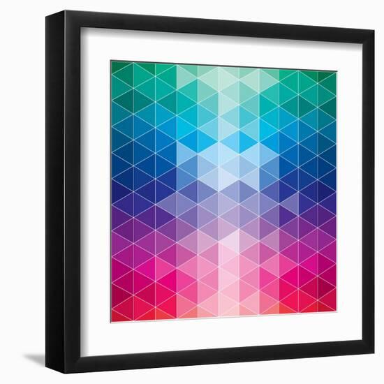 Geometric-Krushevskaya-Framed Art Print