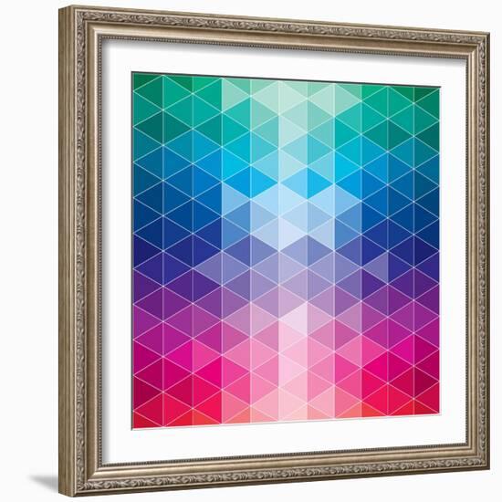 Geometric-Krushevskaya-Framed Art Print