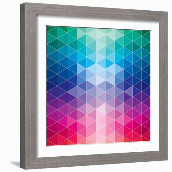 Geometric-Krushevskaya-Framed Art Print