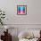 Geometric-Krushevskaya-Framed Art Print displayed on a wall