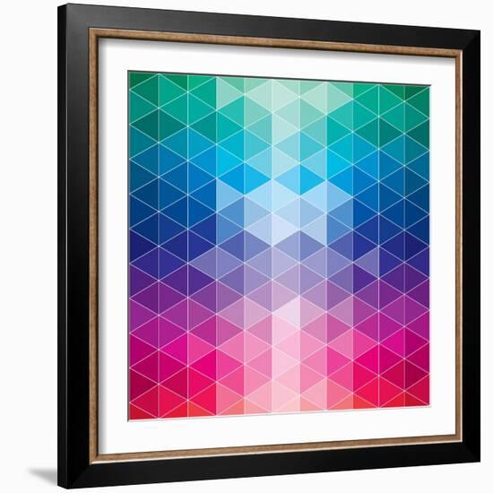 Geometric-Krushevskaya-Framed Art Print