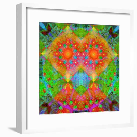 Geometrical Ornament of Flower Photos-Alaya Gadeh-Framed Photographic Print