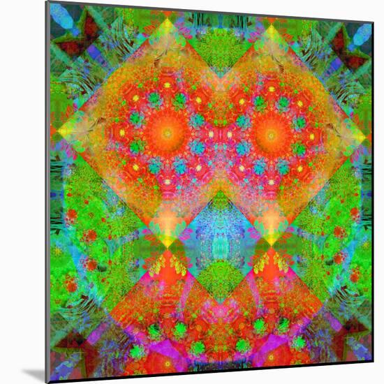 Geometrical Ornament of Flower Photos-Alaya Gadeh-Mounted Photographic Print