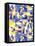 Geometrics Blue-Josefina Baumann-Framed Premier Image Canvas