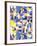 Geometrics Blue-Josefina Baumann-Framed Giclee Print