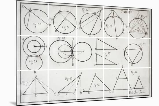 Geometry-Chris Dunker-Mounted Giclee Print