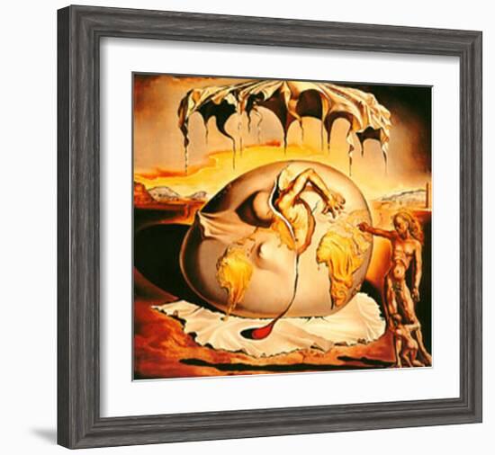 Geopoliticus Child-Salvador Dalí-Framed Art Print