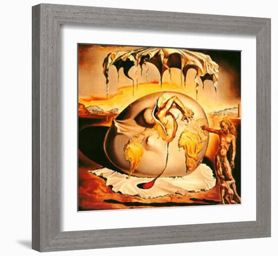 Geopoliticus Child-Salvador Dalí-Framed Art Print