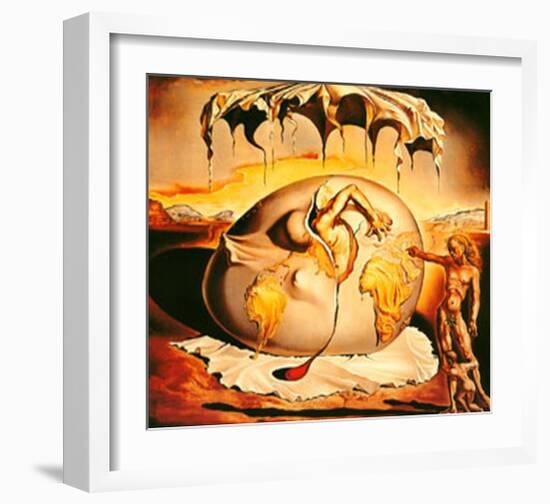 Geopoliticus Child-Salvador Dalí-Framed Art Print