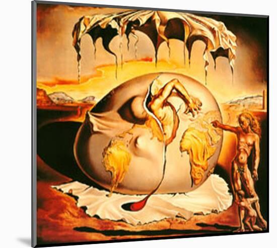 Geopoliticus Child-Salvador Dalí-Mounted Art Print