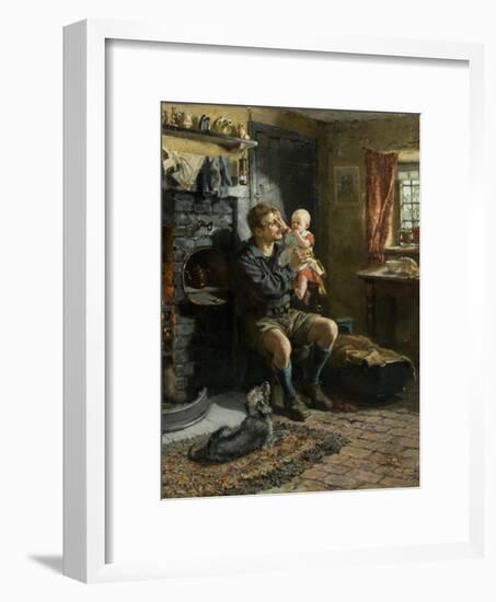 Geordie Haa'D the Bairn, 1890-Ralph Hedley-Framed Giclee Print