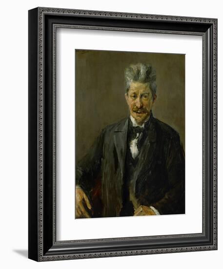 Georg Brandes (1842-1927), Danish Art Critic, 1902-Max Liebermann-Framed Giclee Print