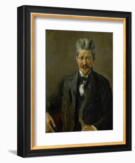 Georg Brandes (1842-1927), Danish Art Critic, 1902-Max Liebermann-Framed Giclee Print