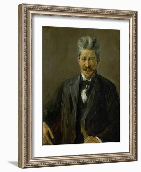 Georg Brandes (1842-1927), Danish Art Critic, 1902-Max Liebermann-Framed Giclee Print