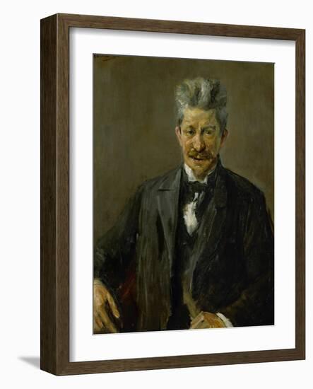Georg Brandes (1842-1927), Danish Art Critic, 1902-Max Liebermann-Framed Giclee Print