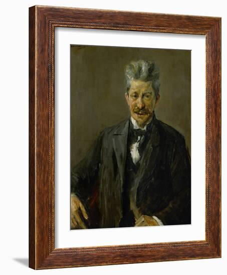 Georg Brandes (1842-1927), Danish Art Critic, 1902-Max Liebermann-Framed Giclee Print