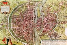 Map of Vicenza, Illustration from 'Civitates Orbis Terrarum', C.1580-Georg Braun-Giclee Print