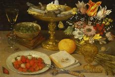 Still Life with Fruit, Late 16th-Early 17th Century-Georg Flegel-Framed Giclee Print