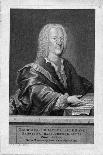Portrait of Georg Philipp Telemann (1681-1757)-Georg Lichtensteger-Framed Premier Image Canvas