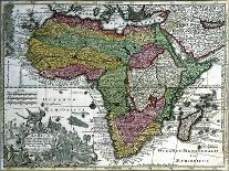 Map of Africa, from 'Atlas Minor', Published in Augsburg, First Half of Eighteenth Century-Georg Matthäus Seutter-Giclee Print