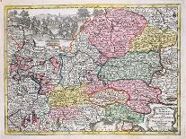 Map of the Austrian Empire, C.1750-Georg Matthäus Seutter-Giclee Print