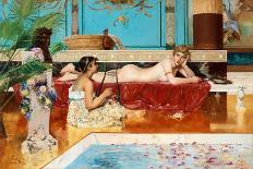 The Roman Baths, 1882-Georg Pauli-Framed Premier Image Canvas