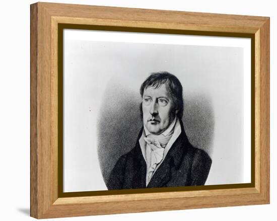 Georg Wilhelm Friedrich Hegel, Engraved by F.W Bollinger, C.1825-Johann Christian Xeller-Framed Premier Image Canvas