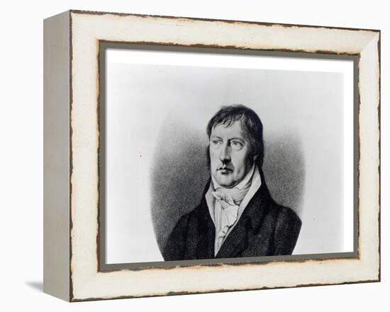 Georg Wilhelm Friedrich Hegel, Engraved by F.W Bollinger, C.1825-Johann Christian Xeller-Framed Premier Image Canvas