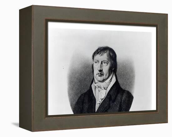 Georg Wilhelm Friedrich Hegel, Engraved by F.W Bollinger, C.1825-Johann Christian Xeller-Framed Premier Image Canvas