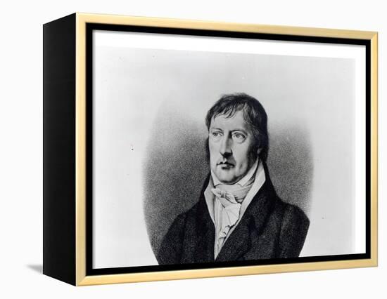 Georg Wilhelm Friedrich Hegel, Engraved by F.W Bollinger, C.1825-Johann Christian Xeller-Framed Premier Image Canvas