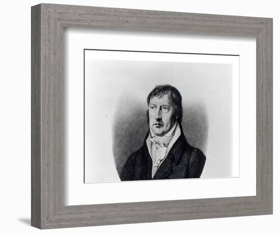 Georg Wilhelm Friedrich Hegel, Engraved by F.W Bollinger, C.1825-Johann Christian Xeller-Framed Giclee Print