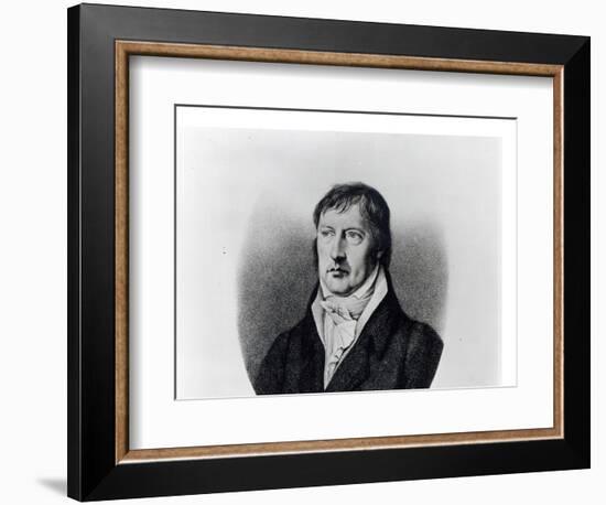 Georg Wilhelm Friedrich Hegel, Engraved by F.W Bollinger, C.1825-Johann Christian Xeller-Framed Giclee Print