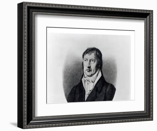 Georg Wilhelm Friedrich Hegel, Engraved by F.W Bollinger, C.1825-Johann Christian Xeller-Framed Giclee Print