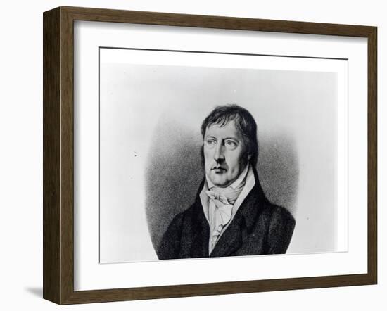 Georg Wilhelm Friedrich Hegel, Engraved by F.W Bollinger, C.1825-Johann Christian Xeller-Framed Giclee Print