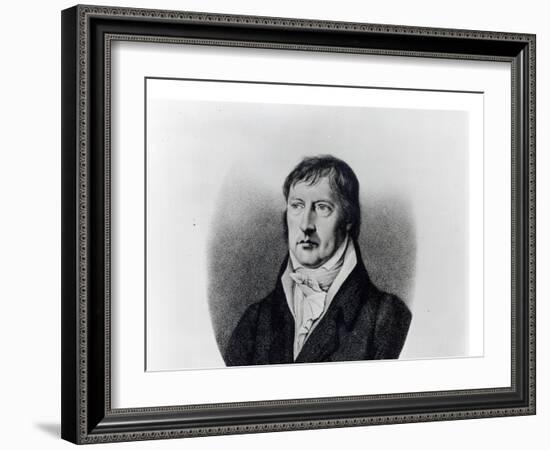 Georg Wilhelm Friedrich Hegel, Engraved by F.W Bollinger, C.1825-Johann Christian Xeller-Framed Giclee Print